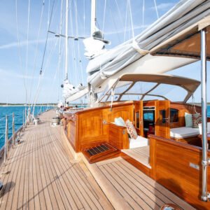 Sunset Catamaran Boat
